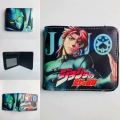 JoJo's Bizarre Adventure Coin Purse Folding PU Anime Short Wallet