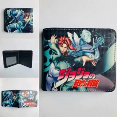 JoJo's Bizarre Adventure Coin Purse Folding PU Anime Short Wallet