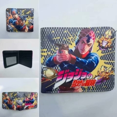 JoJo's Bizarre Adventure Coin Purse Folding PU Anime Short Wallet