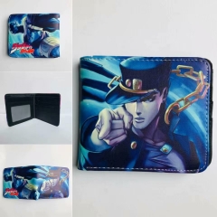 JoJo's Bizarre Adventure Coin Purse Folding PU Anime Short Wallet