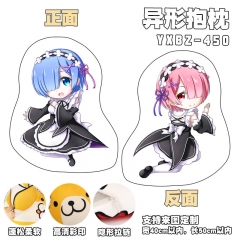 Re: Zero Kara Hajimeru Isekai Seikatsu Custom Design Cosplay Cartoon Deformable Anime Plush Pillow