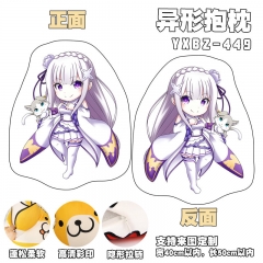 Re: Zero Kara Hajimeru Isekai Seikatsu Custom Design Cosplay Cartoon Deformable Anime Plush Pillow
