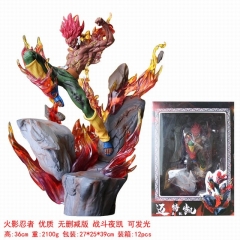 火影忍者 优质无删减版 战斗夜凯 可发光 盒装手办摆件模型 36CM 2.1KG 彩盒尺寸：27X25X39CM 一箱12个