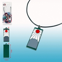 Demon Slayer : Kimetsu no Yaiba Mask Design Cartoon Cosplay Anime Alloy Necklace