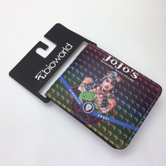 JoJo's Bizarre Adventure Coin Purse Folding PU Anime Short Wallet