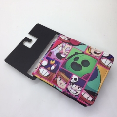 Brawl Stars Denim Folding Coin Purse Anime Wallet