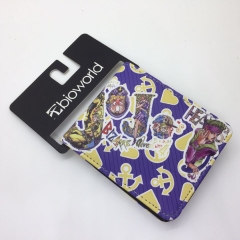 JoJo's Bizarre Adventure Coin Purse Folding PU Anime Short Wallet