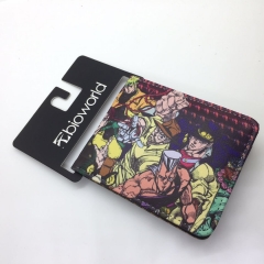 JoJo's Bizarre Adventure Coin Purse Folding PU Anime Short Wallet