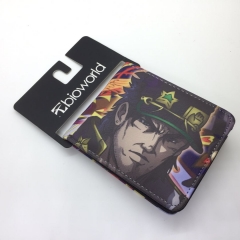 JoJo's Bizarre Adventure Coin Purse Folding PU Anime Short Wallet