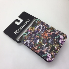 JoJo's Bizarre Adventure Coin Purse Folding PU Anime Short Wallet