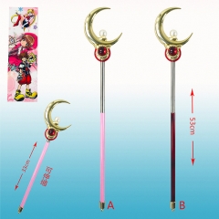 Card Captor Sakura Anime Moon Design Magic Wand Weapon Cosplay