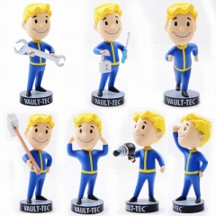 Fallout辐射4 第3代 7款一套 辐射小子 盒装摇头手办摆件模型 高13-15CM 一箱120个