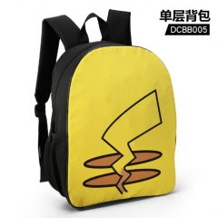 Pokemon Detective Pikachu Cartoon Custom Design Cosplay Cartoon Waterproof Anime Backpack Bag