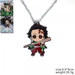4 Styles Demon Slayer: Kimetsu no Yaiba Cartoon Cute Anime Necklace
