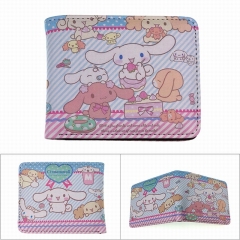 9 Styles Cinnamoroll Japanese Mascot Colorful Bifold PU Anime Short Wallet