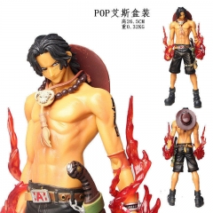 （No Box）26CM One Piece Portgas· D· Ace Collection Anime PVC Figure