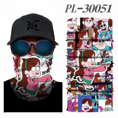 7 Styles Gravity Falls Anime Variety Magic Turban+Face Mask