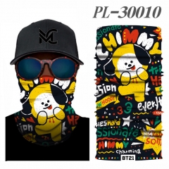 10 Styles K-POP BTS Bulletproof Boy Scouts Anime Variety Magic Turban+Face Mask