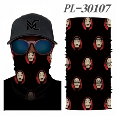 4 Styles La Casa de Papel Anime Variety Magic Turban+Face Mask