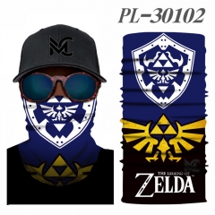 3 Styles The Legend of Zelda Anime Variety Magic Turban+Face Mask