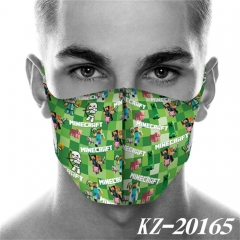 4 Styles Minecraft Anime Mask Space Cotton Anime Print Mask