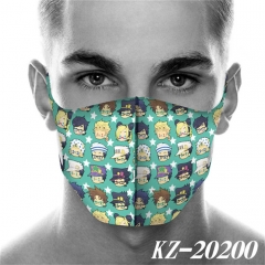 2 Styles JoJo's Bizarre Adventure Anime Mask Space Cotton Anime Print Mask