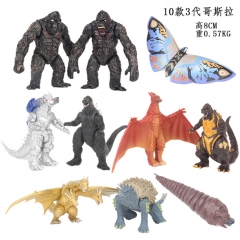 10PCS /SET Godzilla Collection Anime PVC Figure Collection Toy