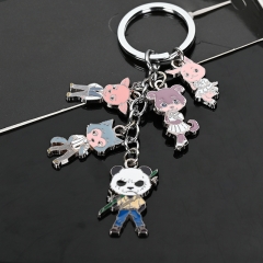 Animal Crossing Cartoon Cosplay Alloy Anime Keychain