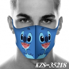 5 Styles Lilo & Stitch Pattern Anime Mask Space Cotton Anime Print Mask