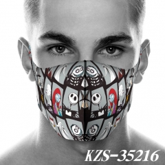 3 Styles The Nightmare Before Christmas Pattern Anime Mask Space Cotton Anime Print Mask