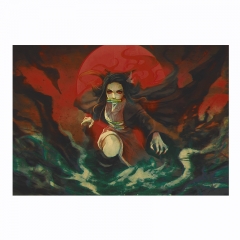 Demon Slayer : Kitmetsu no Yaiba Home Decoration Retro Kraft Paper Anime Poster