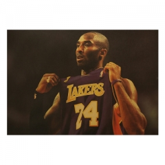 J032A】 科比J款 复古海报牛皮纸系列 咖啡馆 装饰画