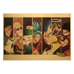 Dragon Ball Z Home Decoration Retro Kraft Paper Anime Poster