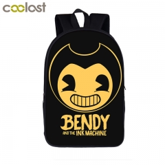 新款bendy 班迪的墨水机器学生书包创意休闲涤纶中小学生双肩背包