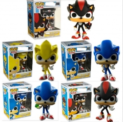 FUNKO POP超级索尼克刺猬 超音鼠手办公仔摆件模型玩具游戏周边