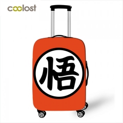 新款热销日本动漫系列高弹力加厚旅行皮箱套耐磨火影龙珠行李箱套