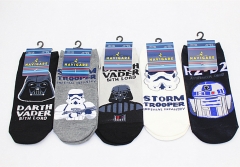3 Styles Star Wars Unisex Free Size Short Anime Socks