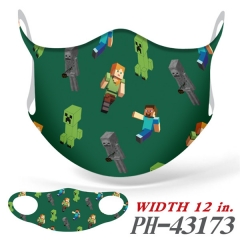 5 Styles Minecraft Anime Mask Space Cotton Anime Print Mask