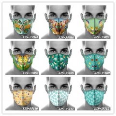 22 Styles Animal Crossing Anime Mask Space Cotton Anime Print Mask