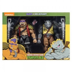 NECA 忍者神龟 牛头 VS 猪面86年动画版限定 二人套装 7寸可动手办
