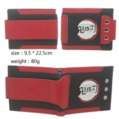 2 Styles Demon Slayer : Kimetsu no Yaiba PU Leather Short Wallet