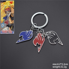 Fairy Tail Fashion Jewelry Anime Alloy Keychain
