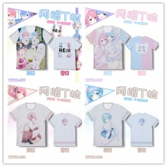 从零开始的异世界生活 全新网眼全彩T恤（含领口)上线（XS-5XL）