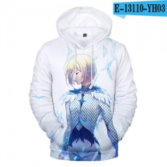 10 Styles Yuri on Ice Cartoon Designs 3D Printing Hooded Anime Hoodie