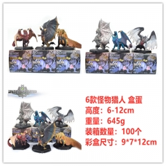 6pcs/Set Monster Hunter Movie Action PVC Figure Toy