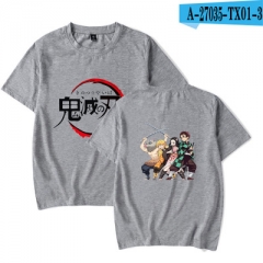 15 Styles 5 Colors Demon Slayer: Kimetsu no Yaiba Customizable Designs Short Sleeves Anime T-shirt