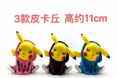 3款皮卡丘公仔高11厘米