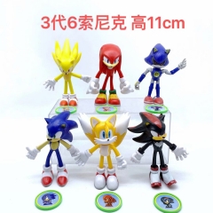 3代索尼克公仔高11厘米