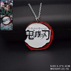 Demon Slayer:Kimetsu no Yaiba Anime Alloy Metal Necklace