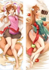 Spice and Wolf Cartoon Body Bolster Soft Long Print Sexy Girl Pattern Pillow 50*150cm